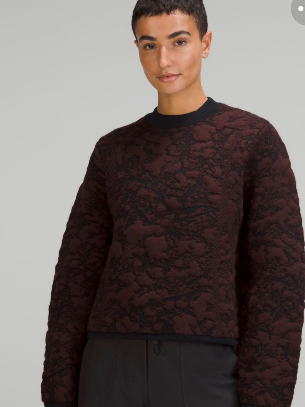 Lululemon Jacquard Multi Textured Crew size 6 - Picture 3 of 3